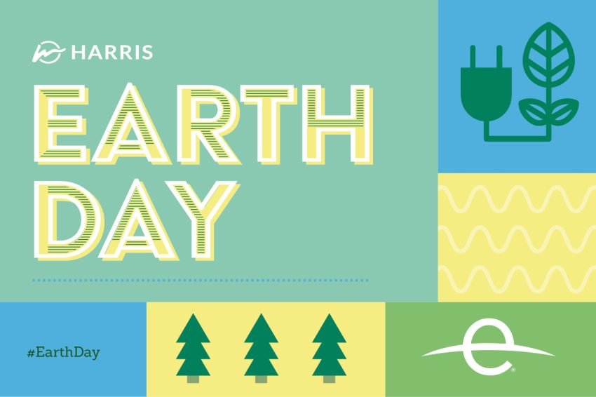 celebrate earth day colourful graphic